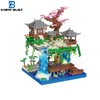 Taohuatan Lake Themed Micro Brick Building Blocks Set Adult Creative Toys Unique Chinese Landscape Model Bricks with LED Light 5