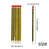 6P yellow black sticky red pencil HB writing drawing pencil 2