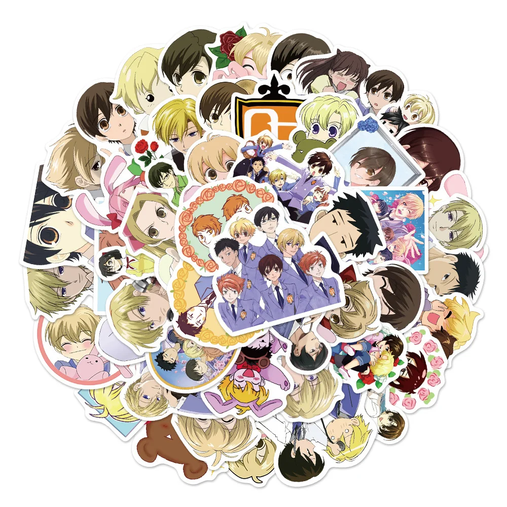 

10/30/50PCS Yinglan College Male PR Department Anime Graffiti Waterproof Sticker Personality Creative Decal Skateboard Wholesale