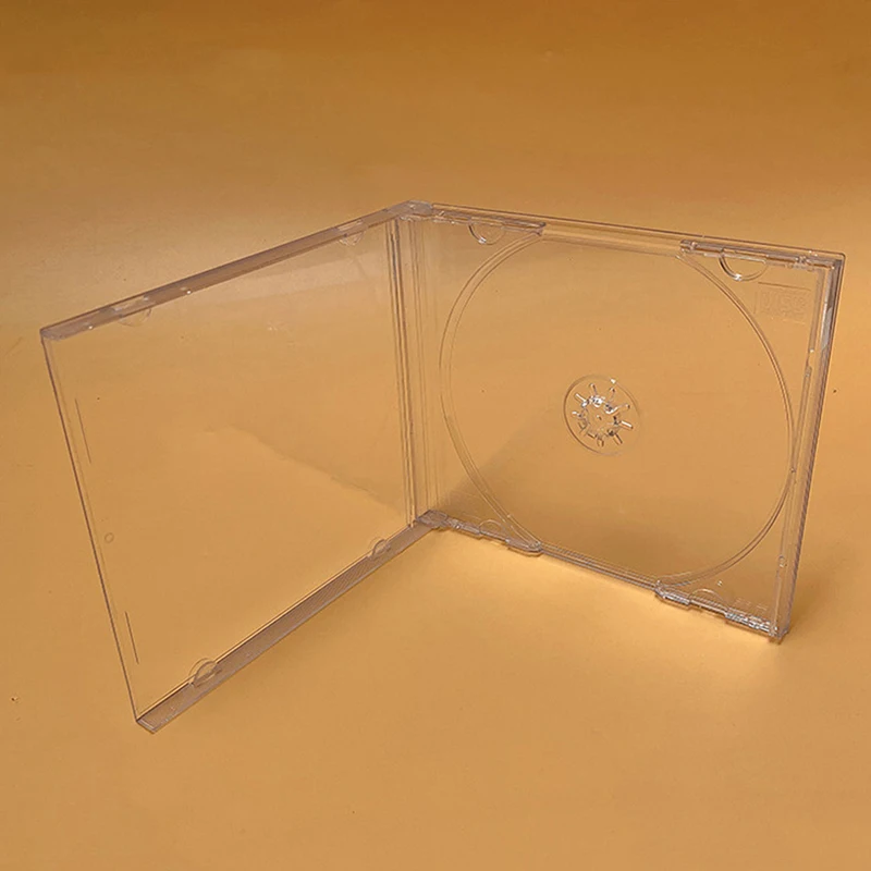 1PCS ReadStar Transparent Plastic Single Piece Disc Case CD Case Thickened CD DVD Disc box