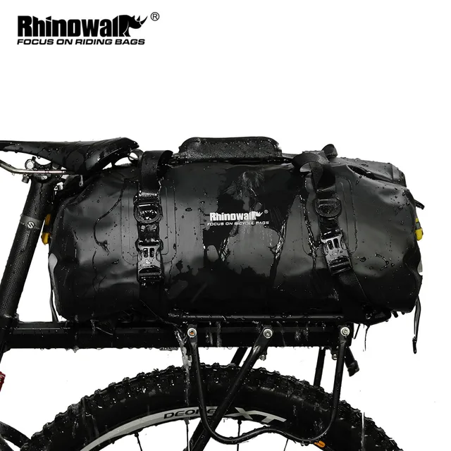 Rhinowlk 20L עמיד למים טנא תיק אופניים רב תכליתי תיק קיבולת גבוהה אופניים תיק כתף תיק אופני אבזר|Bicycle Bgs ∓ Pnniers|  