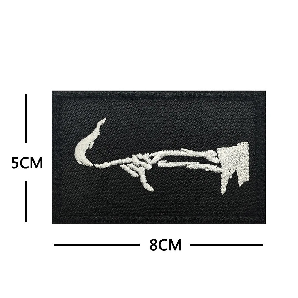 Black Beard Patches: Limited Edition Chevron Skeleton Finger Badges Collection