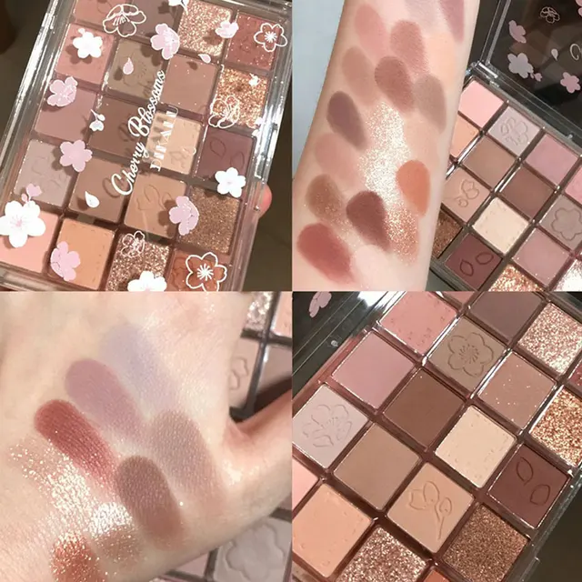 Palette Maquillage de fards à paupières à paillettes, 20 couleurs