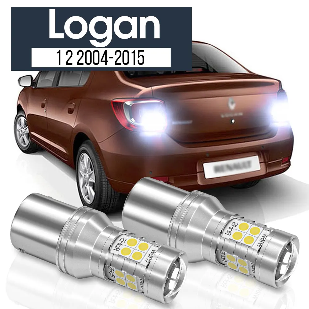 

2x LED Backup Light Reverse Lamp Blub Canbus Accessories For Renault Logan 1 2 2004-2015 2006 2007 2008 2009 2010 2011 2012 2013