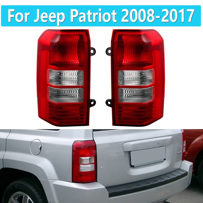 

For Jeep Patriot 2008-2017 Car Rear Tail Light Assembly Tail Reverse Lamp Rear Bumper Signal Light 5160364AF 5160365AE