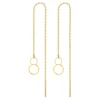 MinaMaMa acier inoxydable longue chaîne mince gland boule étoile papillon goutte boucle d'oreille pour femme enfileur boucles d'oreilles bijoux de mode