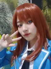  EnsembleStars Cosplay Apricots Cosplay Wig light brown short hair Heat-resistant Fiber Hair 
