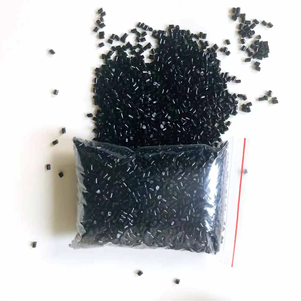 Top Italy Keratin Hair Extension Grain Black Color Glue Beads For Fusion Nail Tip Stick Tip Prebonded Hair Extension 100g 1000g