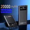 200000mAh Power Bank 120W Super Fast Charger Battery Large Capacity Digital Display Power Bank For Iphone Samsung Huawei Xiaomi 1