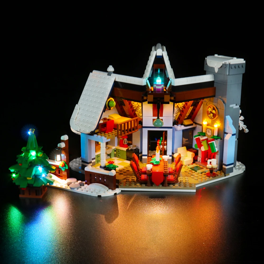 Vonado LED Light Kit for 10293 Santa’s Visit Building Blocks Set (NOT Include The Model) Toys for Children Christmas Gift 5