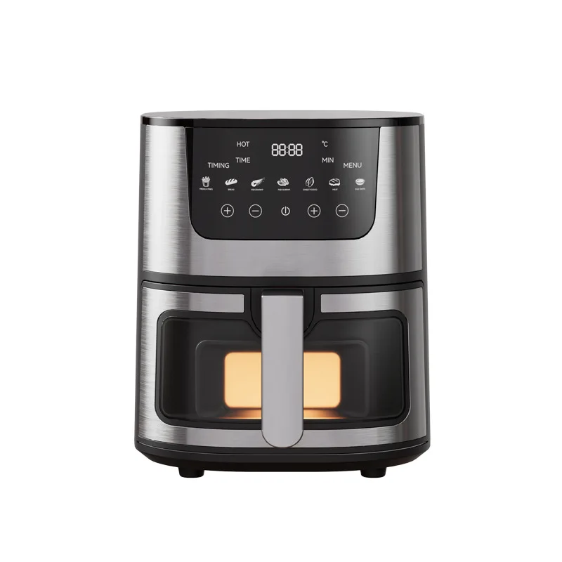 15L 7L Airfryer Digital Use without oil Visible air fryer Smart touch home large capacity stainless steels electric oaster Oven 2