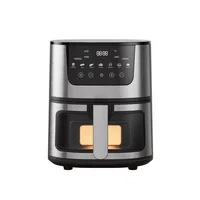 15L 7L Airfryer Digital Use without oil Visible air fryer Smart touch home large capacity stainless steels electric oaster Oven 2
