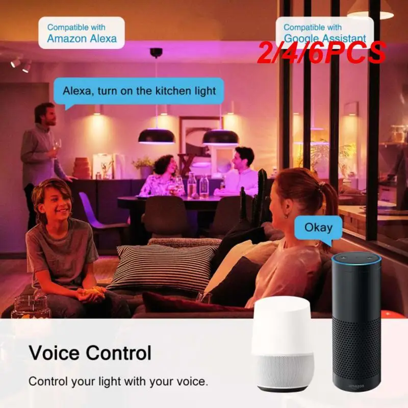 

Умная лампа, совместимая с bluetooth, 10 Вт, 2/4/6 шт.