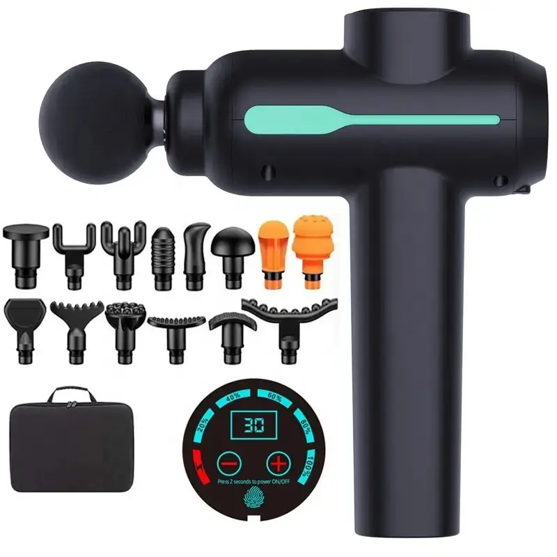 

Phenitech NEWEST Handheld Massager Gun With Deep Tissue Percussion Muscle Massage Gun Fascial Massage Gun