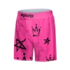 Cody Lundin Men Active Wear Pink Athletic Gym T-shirt uv protection Men Rash Guard BJJ jiu jitsu Rash Guard MMA Grappling Shorts 5