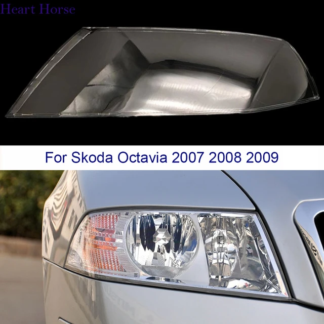 Car Headlight Lens For Skoda Octavia 2010 2011 2012 2013 2014 Car Headlamp  Lens Auto Shell Cover - Shell - AliExpress