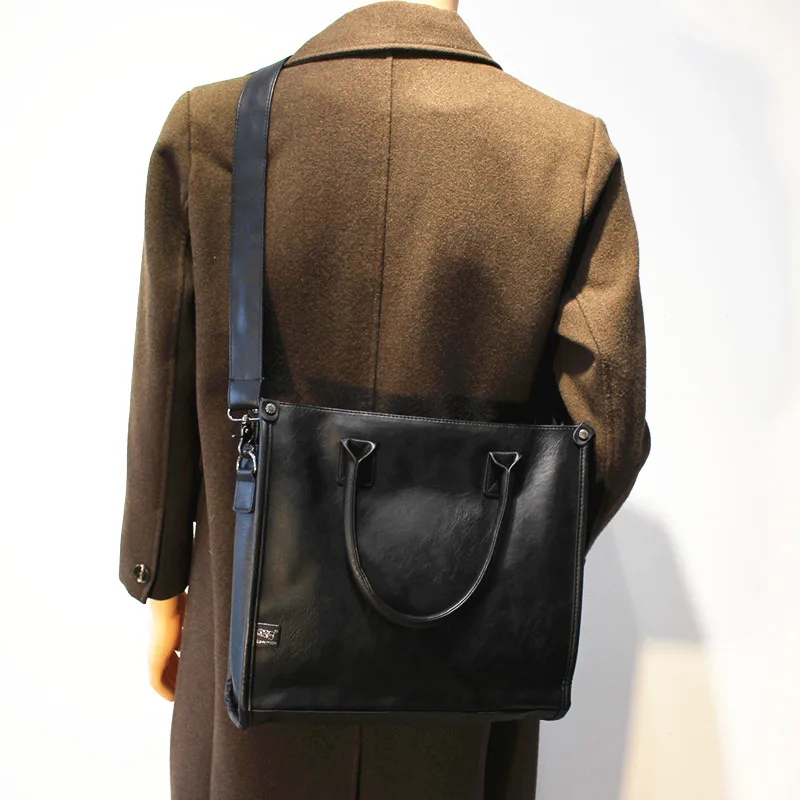Shoulder Bag Casual Large-Capacity Crossbody Bag Young Men's Portable Document Commuter Computer Bag