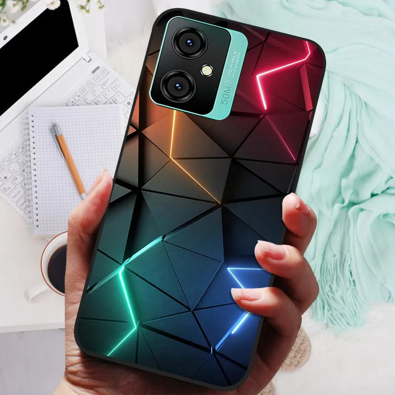 Silicone Soft Lions Cat Black Bumper Protective Case Cover