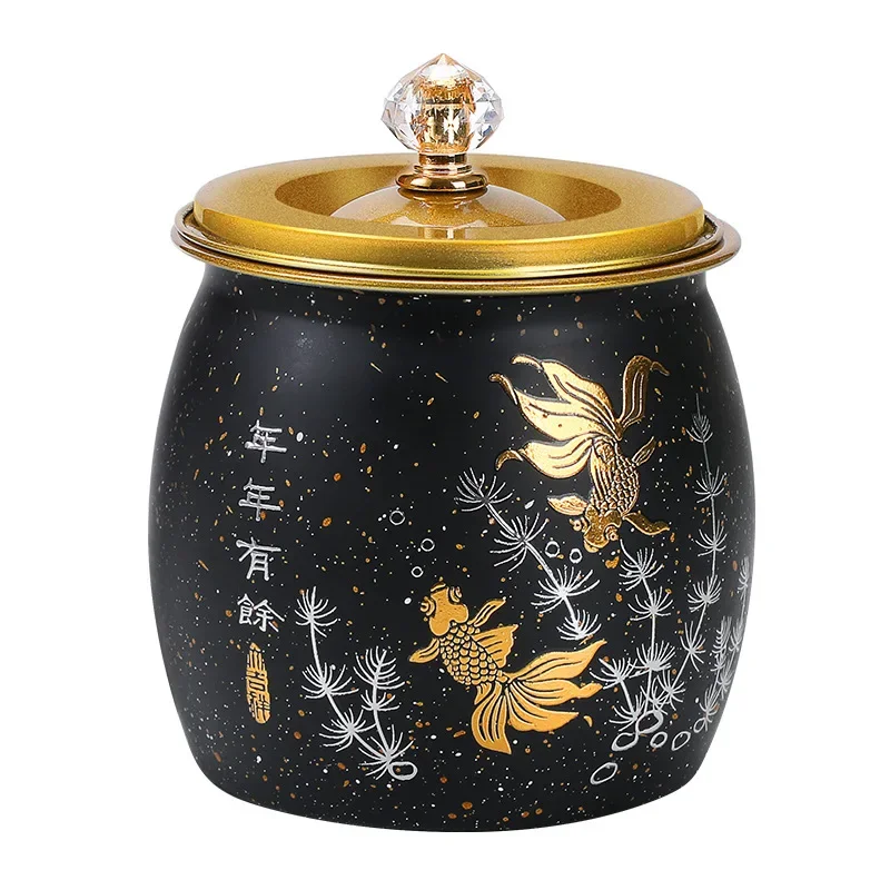 Stainless Steel Ashtray Home Living Room Cover Prevent Fly Ash Fashion Gift