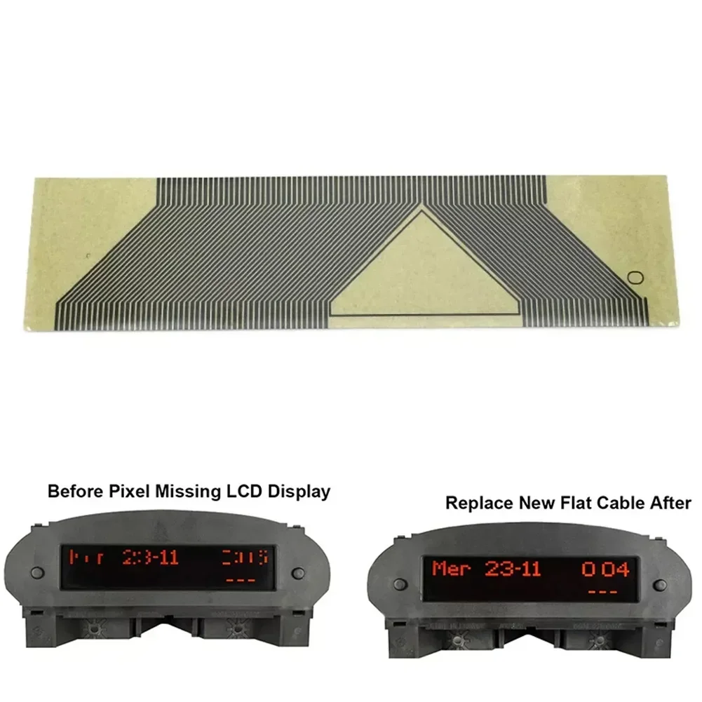 Pixel Repair Ribbon Cable For Peugeot 206 4 Bulbs Jaeger Board Computer Info Display Flat Cable Replacement Accessories 1pcs
