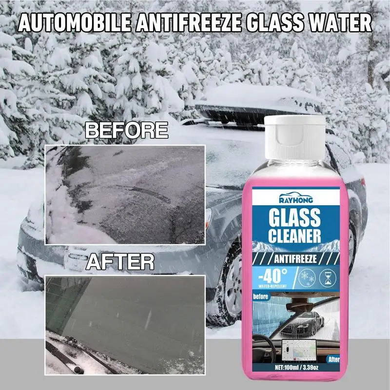 Windshield Deicer Spray for Car, 32 OZ Spray Bottle, Melt Ice Instantly  with No Residue