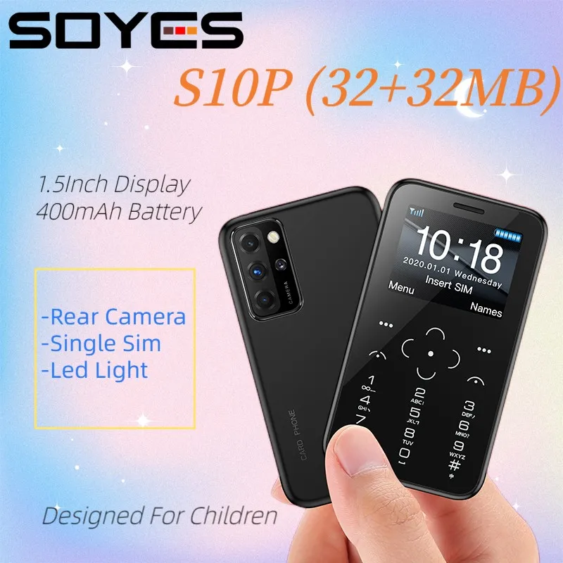 Tanio Soyes S10P Mini telefon komórkowy niestandardowy zestaw