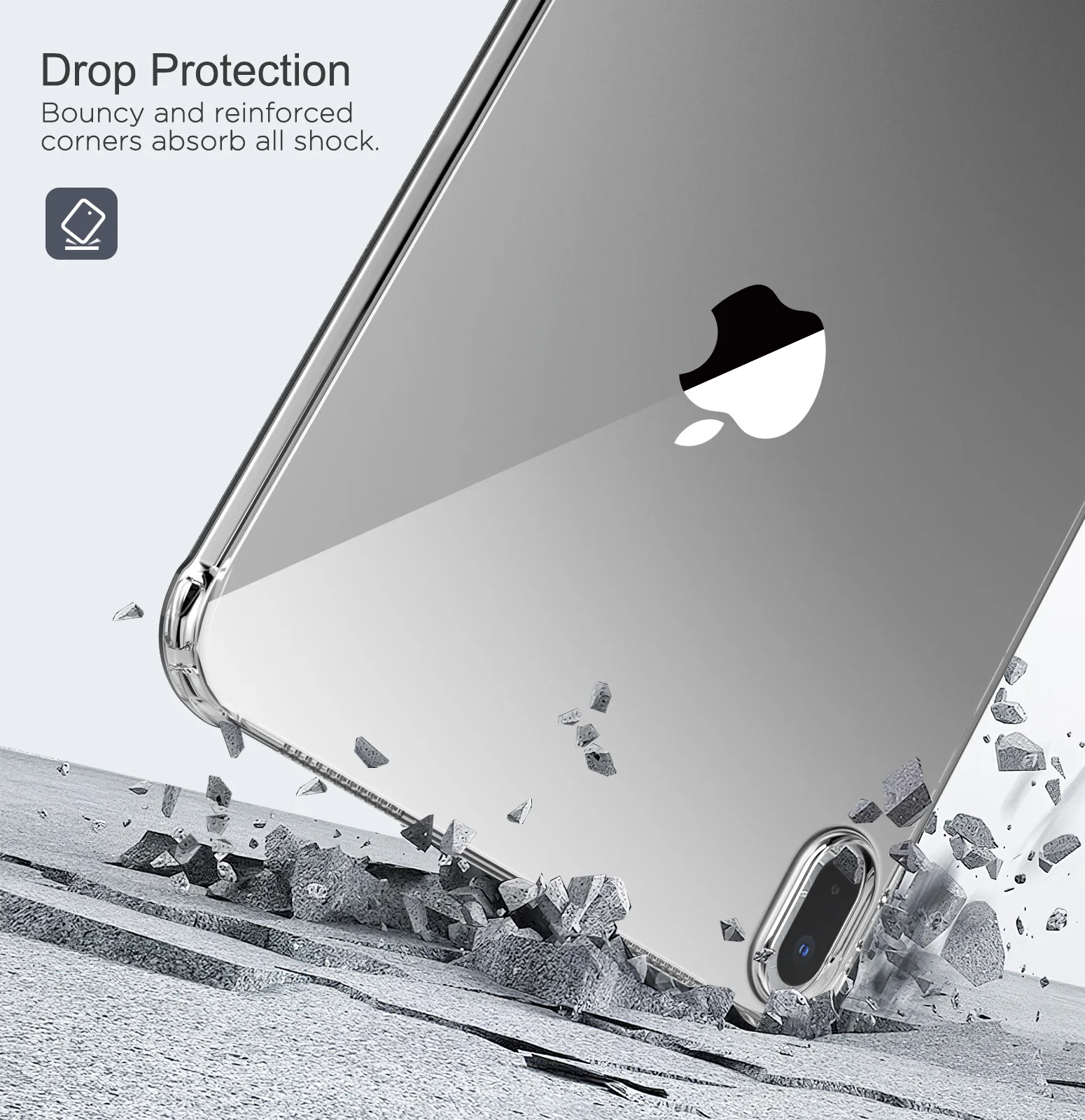 iPad Case Tablet Case iPad Keyboard Case Screen Protector Case Clear Case for iPad (A16) 11th Generation 11-inch Lightweight Soft TPU for iPad 10th Generation 10.9 inch
