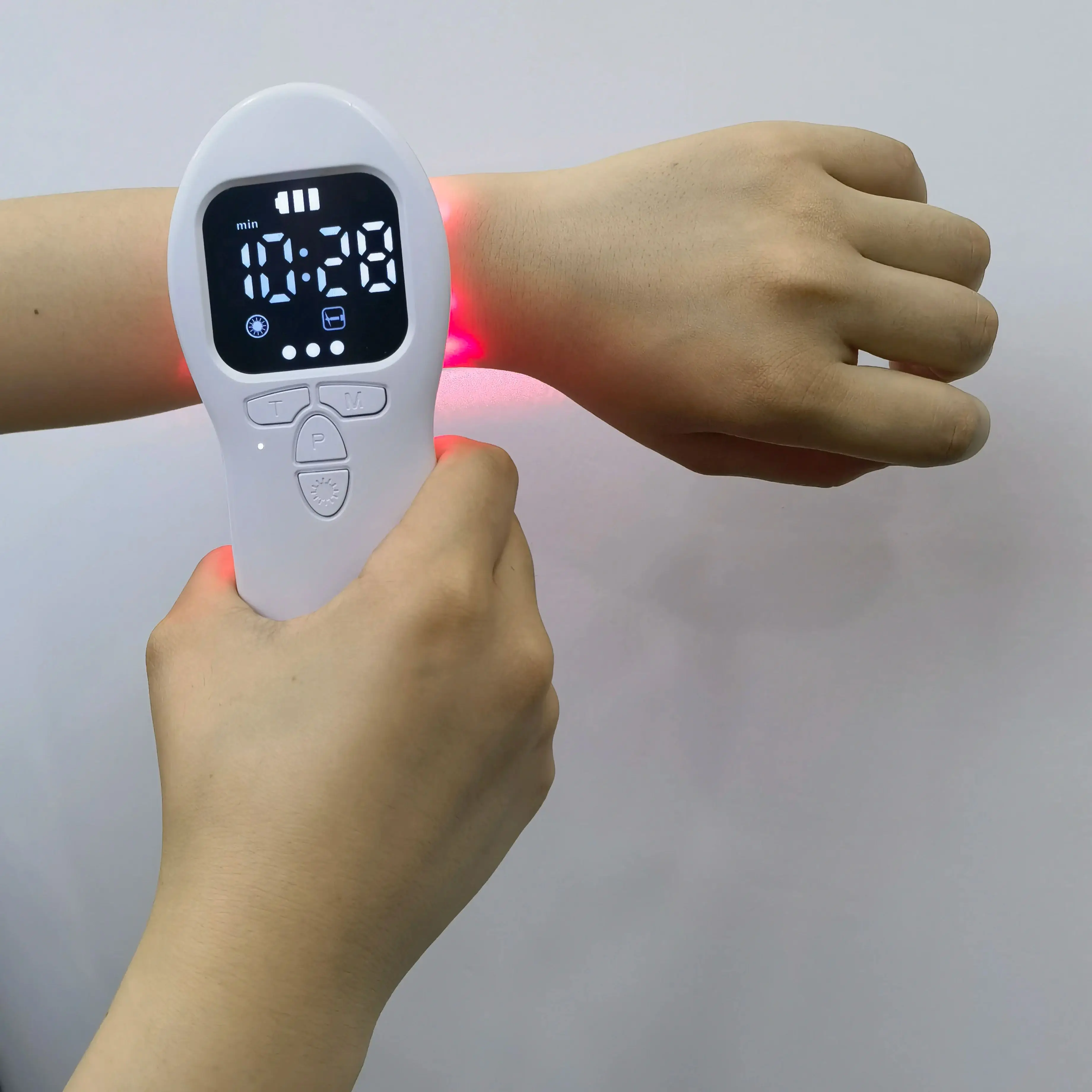 

Холодный лазер LLLT для нейропатии тканей шрамов, хиропрактика для домашнего использования с диодами 4x808nm 16x650nm 880 МВт и защитными очками