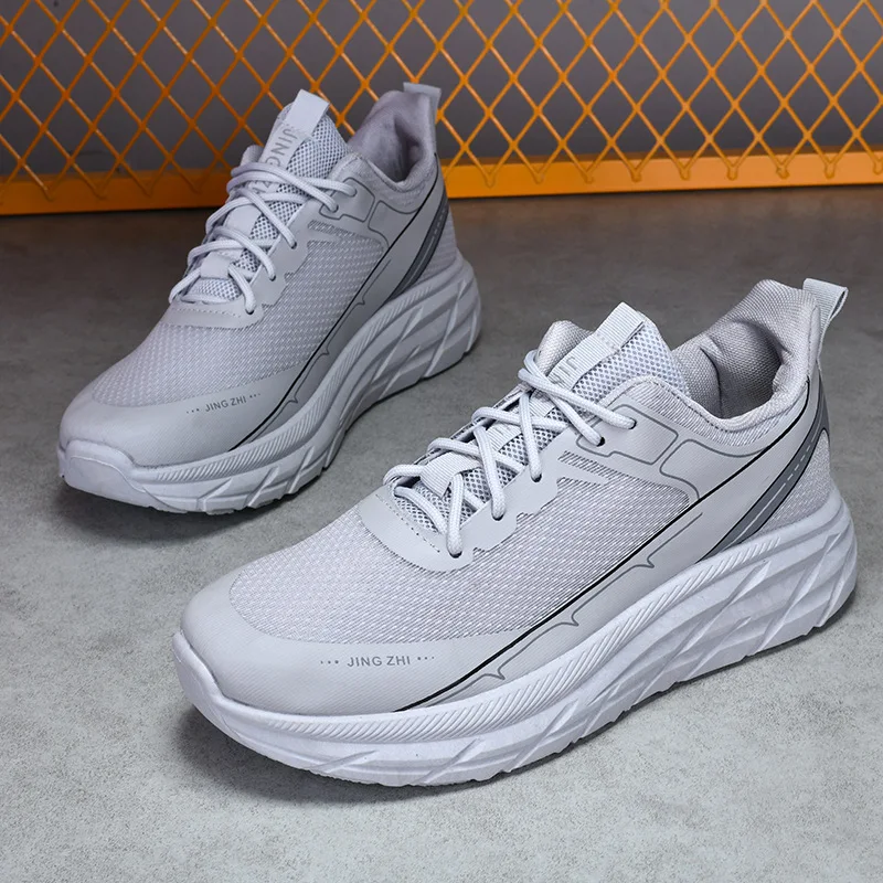 2024 New Sneakers Men Platform Running Sports Shoes Fashion Lace Up Mens Casual Vulcanize Shoes Chunky Non-slip Chaussure Homme 5