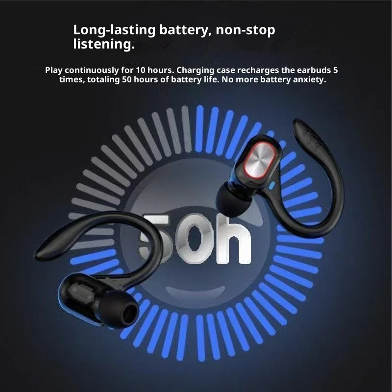 Lenovo Original Sports Wireless Earphones with Mics,Button Control, LED Power Display,Hifi Stereo Sound Bluetooth 5.3 TWS Headph