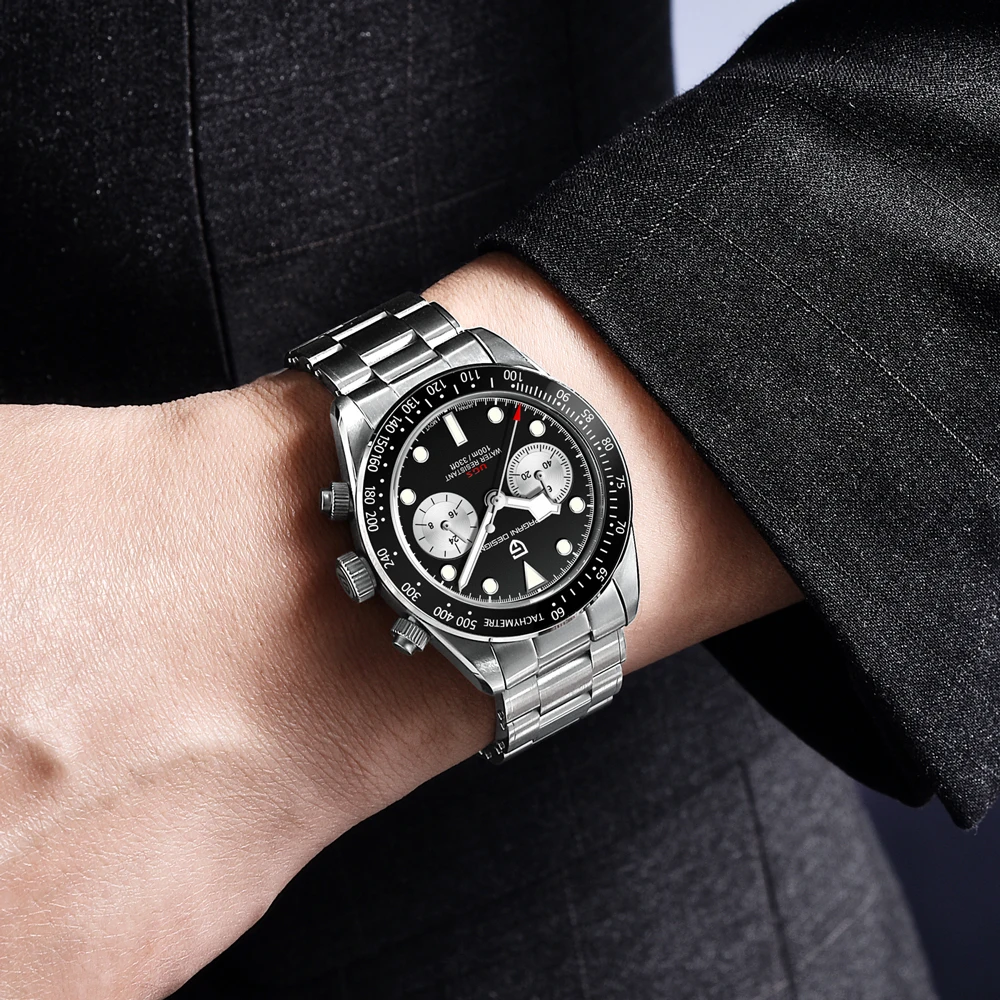 パガーニデザインパンダメンズ腕時計高級クォーツ腕時計クロノグラフ