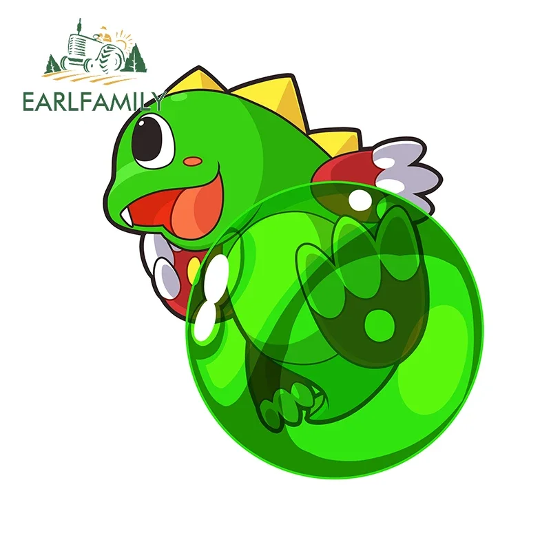 Earlfamily 13Cm X 12Cm Per Bubble Bobble Cartoon Car Sticker Tavola Da Surf Windows Car Styling Decalcomania Impermeabile Antigraffio Decor