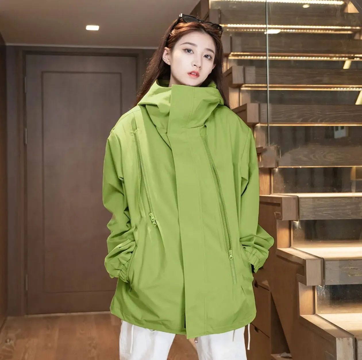 (M-5XL)Men Women Hiking Jacket Functional Mountaineering Workwear Camping Fishing Travel Trekking Coat Outdoor Sport Windbreaker
