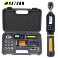 Clé dynamométrique numérique Waxtron 1/4'' 1,5-30N.m, clé dynamométrique pour vélo, précision ±2%, clé dynamométrique réglable pour moto, 45 pièces 1