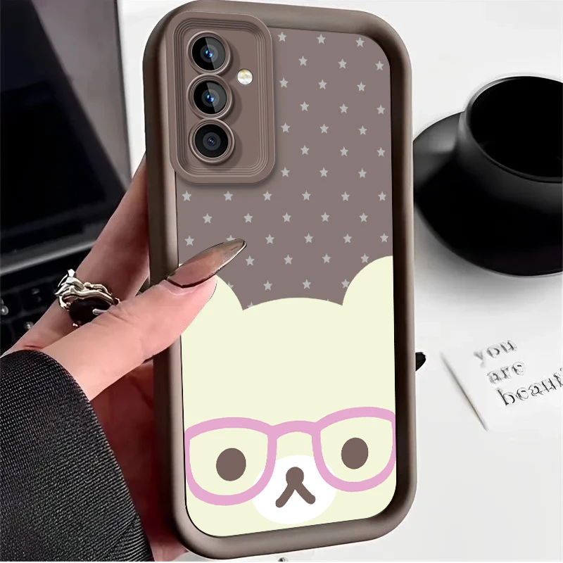 Wearing Glasses R-Rilakkuma Phone Case Cover