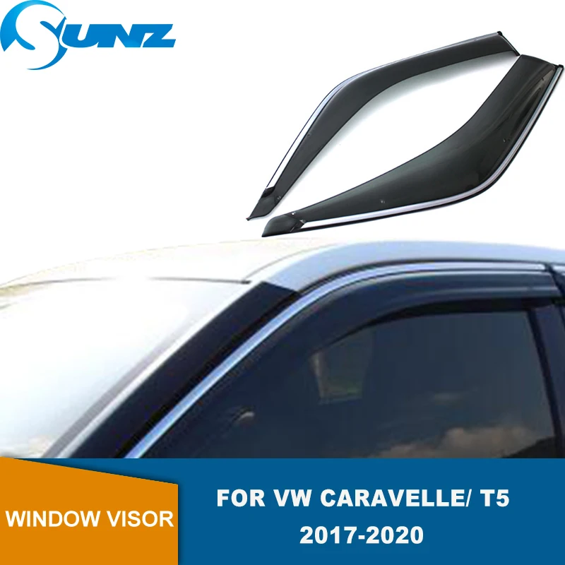 

Side Window Deflectors For VW Caravelle VW T5 2017 2018 2019 2020 Side Door Window Visor Wind Deflectors Sun Rain Guards SUNZ