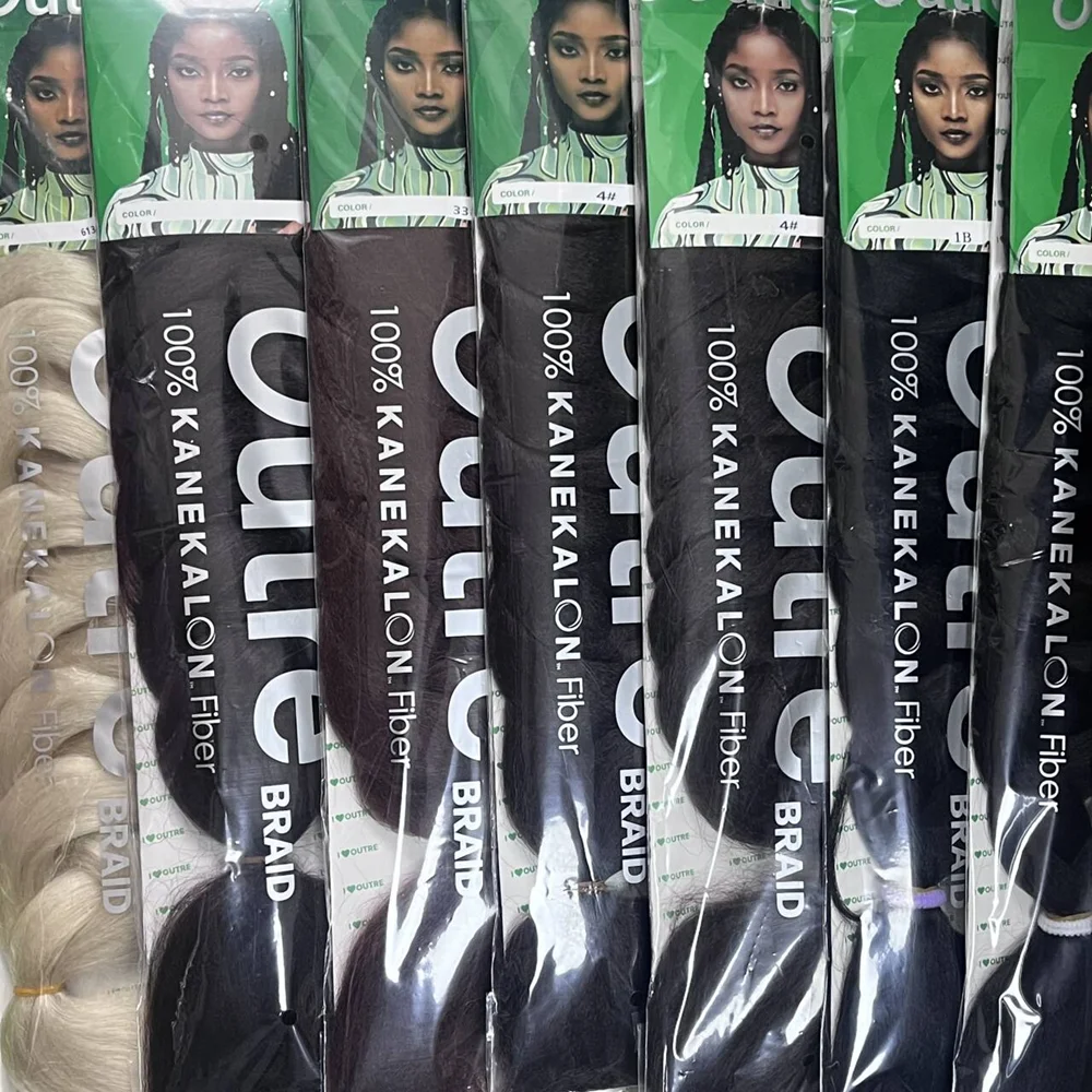 82inch Synthetic Kanekalon Crochet Hair 165g Pre Stretched Braiding Hair Bundle Jumbo Braids Hair Wholesale Extensions For Women