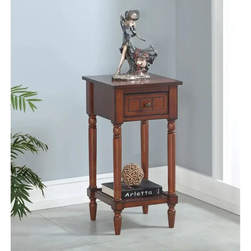 

French Country Khloe Accent Table, Mahogany Console Table for Living Room