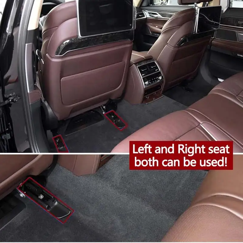 인테리어 자동차 앞 뒤 왼쪽 오른쪽 시트 레일 트림 커버 슬라이딩 트랙 보닛 교체 BMW 5 시리즈 G30 G31 G38 2016-2020