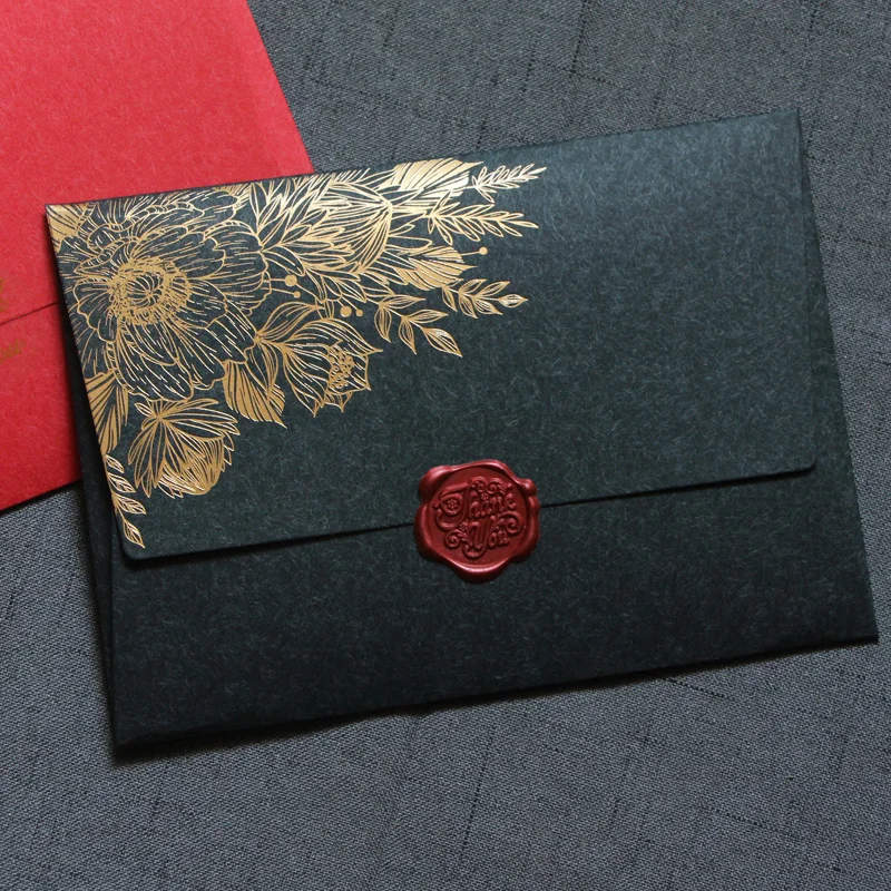 10pcs/lot Envelope for Invitations Postcards European Giftbox Message Card Envelopes Wedding Business Letters