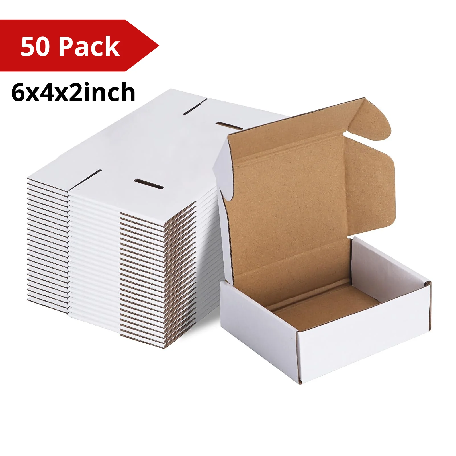LSVERDE 20 Packs 6x4x2 Inches Shipping Boxes,Small Moving