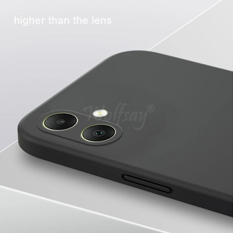 Sleek Liquid Silicone Rubber Phone Protector Case - Plain Design
