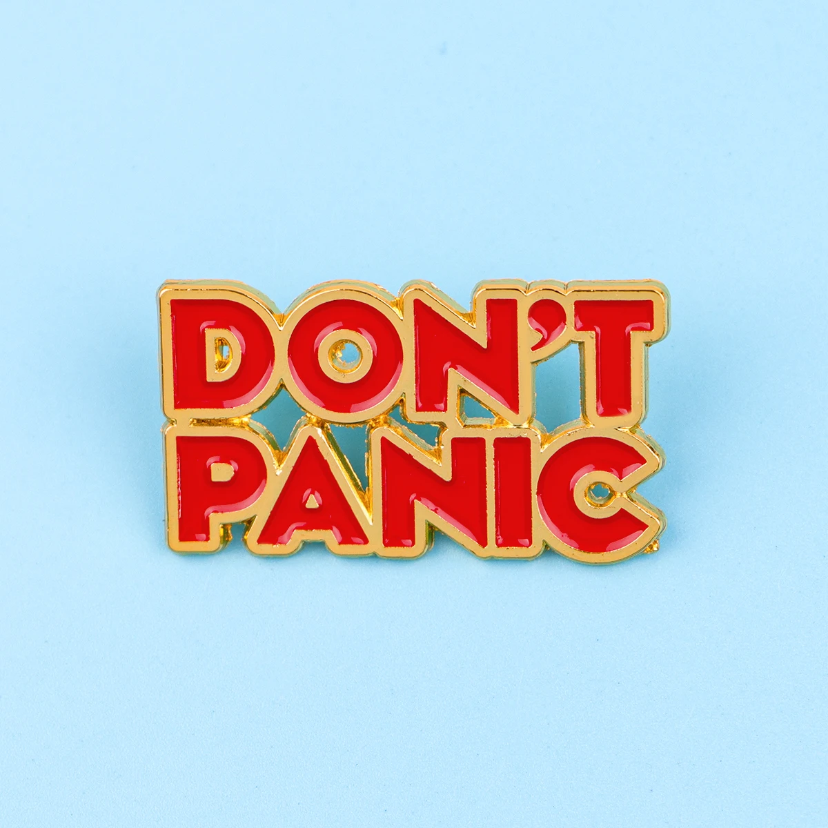 9-teiliges Set Lustige Zitat-Broschen 'Don't Panic' Emaille-Pin-Set Vintage-Anstecknadeln für Rucksack/Jacke Geschenk für Sci-Fi-Fans – Detail 2