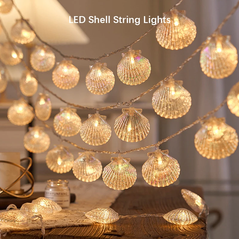 shell light ＊ beach ＊ シェルライト ランプ LED shell light 。 】シェルライト/ヒトデ/LED/starfish