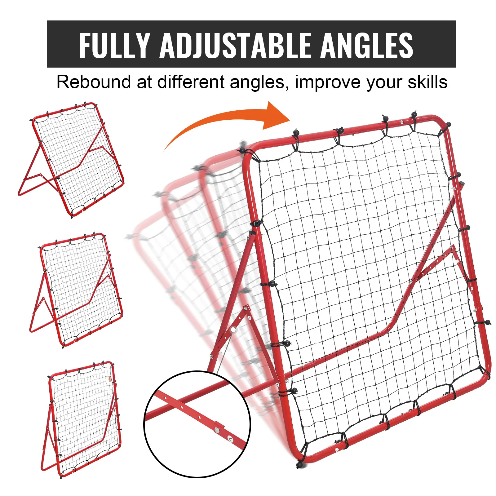 Portable Soccer Rebounder Net Training Equipment