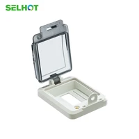 ฝาครอบหน้าต่างกันน้ำแบบใส SELHOT SHW รุ่นใหม่ พร้อมตัวล็อค ป้องกันฝนระดับ IP67 สำหรับเบรกเกอร์ไฟฟ้า มองเห็นได้ชัดเจน 4