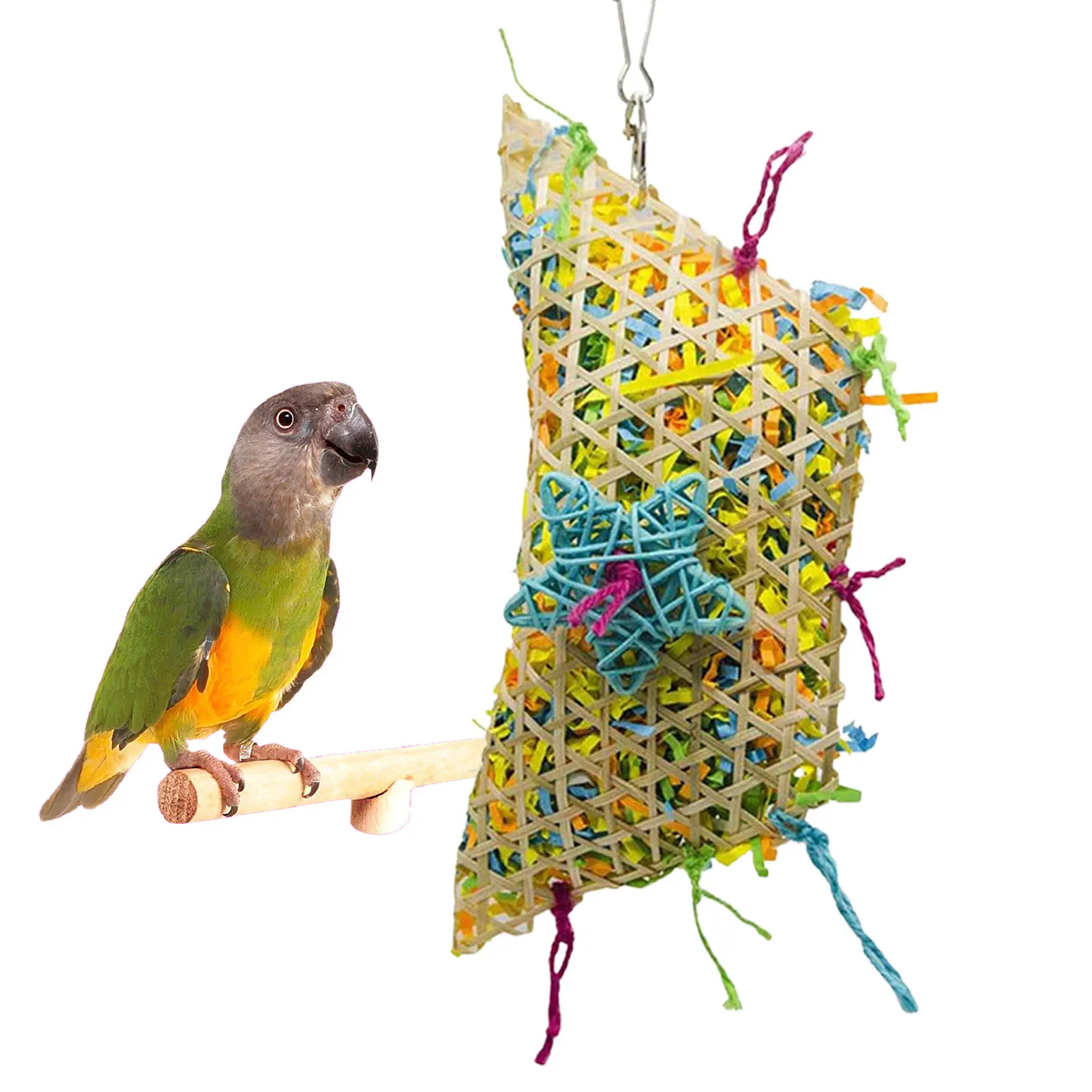 Medium Purple Parrot Orbit Swing Toys Perches 