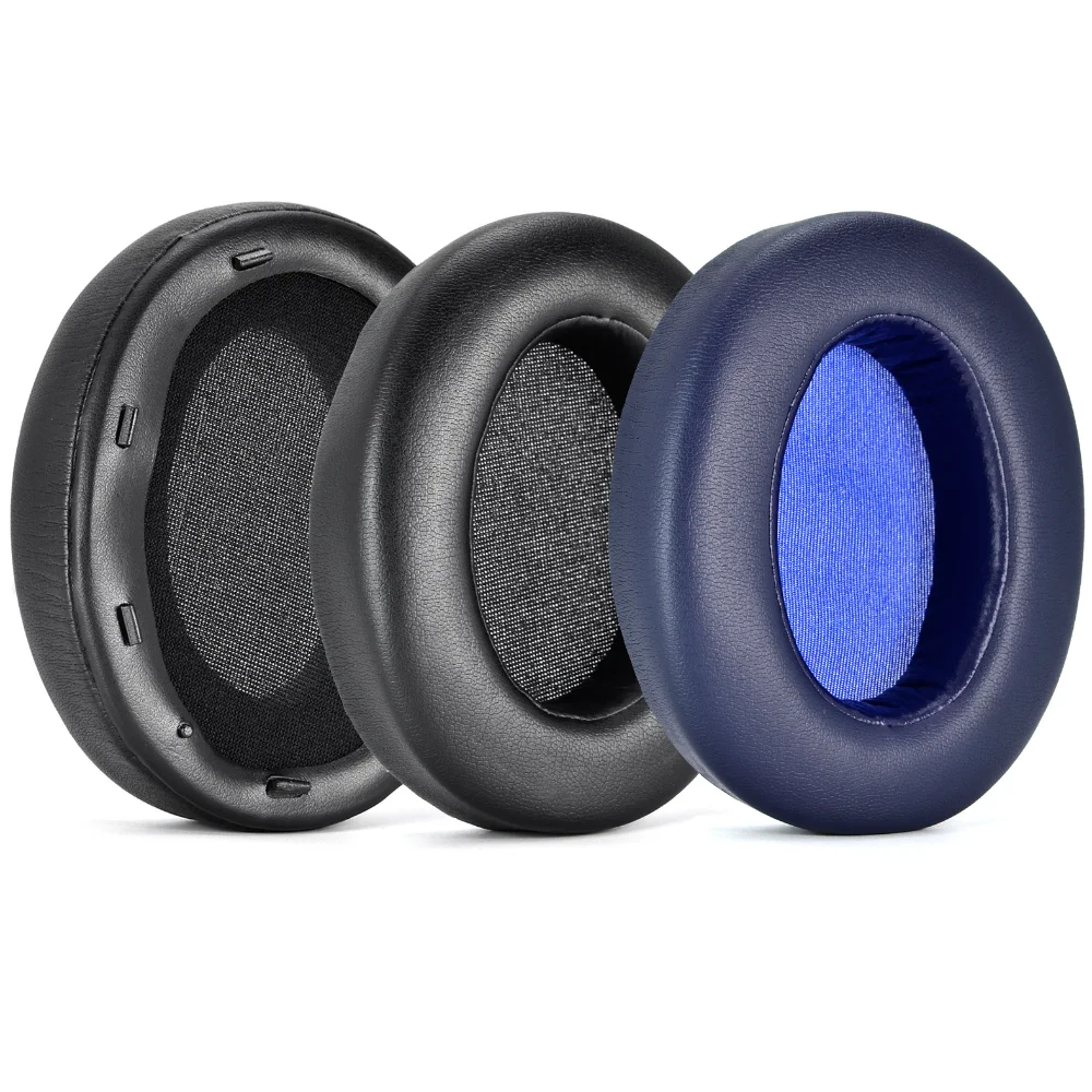 Memory Foam Protein Leather Replacement Ear Pads Cushions Muffs Earpads For Sony WH-XB910N WH XB910 Headphones