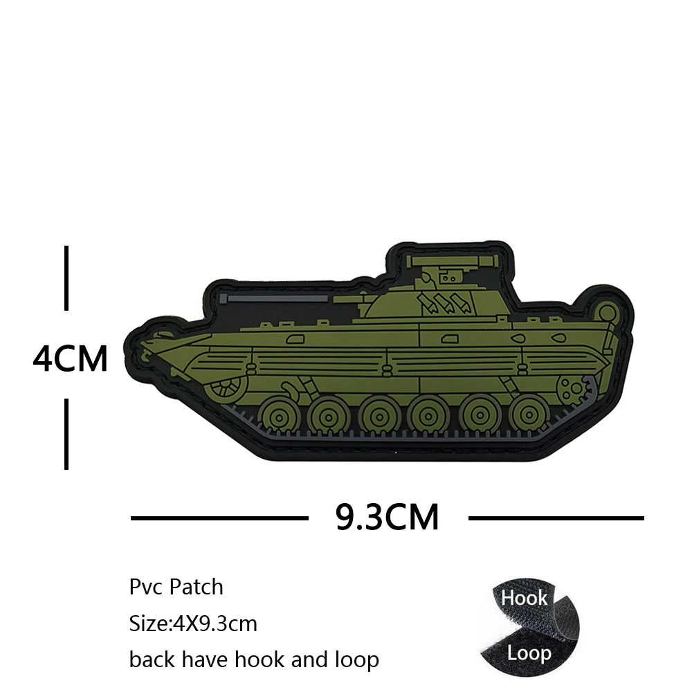 PVC Three-Dimensional Pencil Grocope Soft Rubber Morale Armband Backpack With Hook Loop Patch