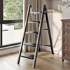 5 Step Ladder,Lightweight Folding Step Stool with Anti-Slip Pedal,600 lbs Portable Sturdy Steel Ladder for Adults 1